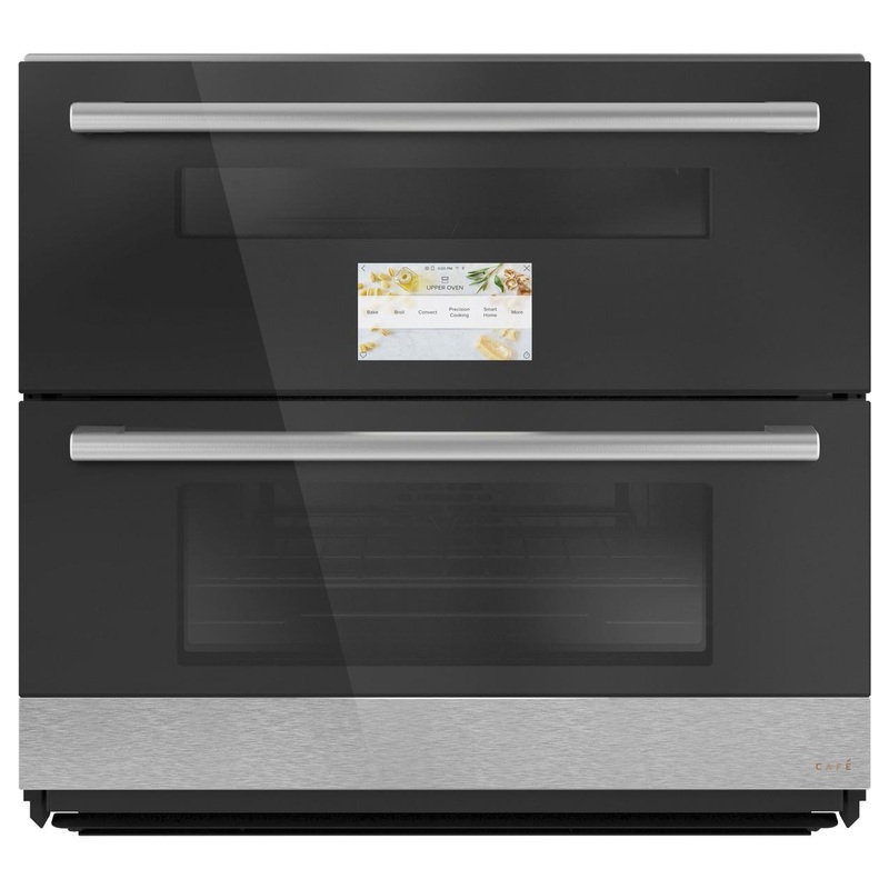 Cafe CTS92DM2NS5 CAF(EBACK) 30″ Duo Smart Single Wall Oven in Platinum Glass