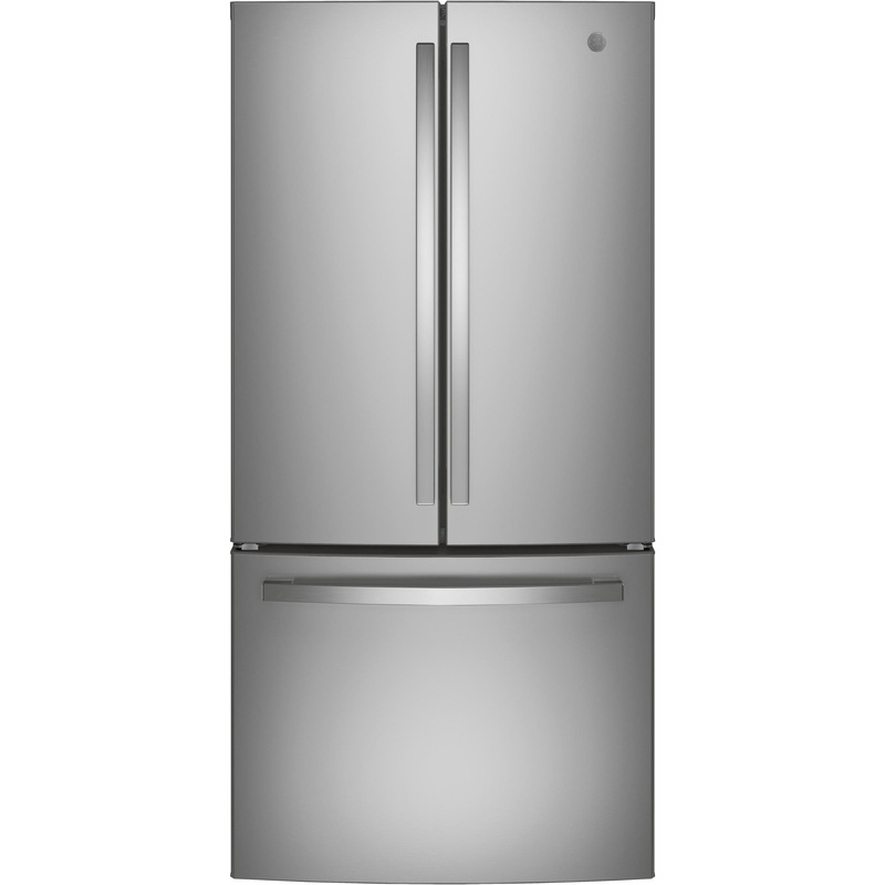GWE19JYLFS GE ENERGY STAR 18.6 Cu. Ft. Counter-Depth French-Door Refrigerator