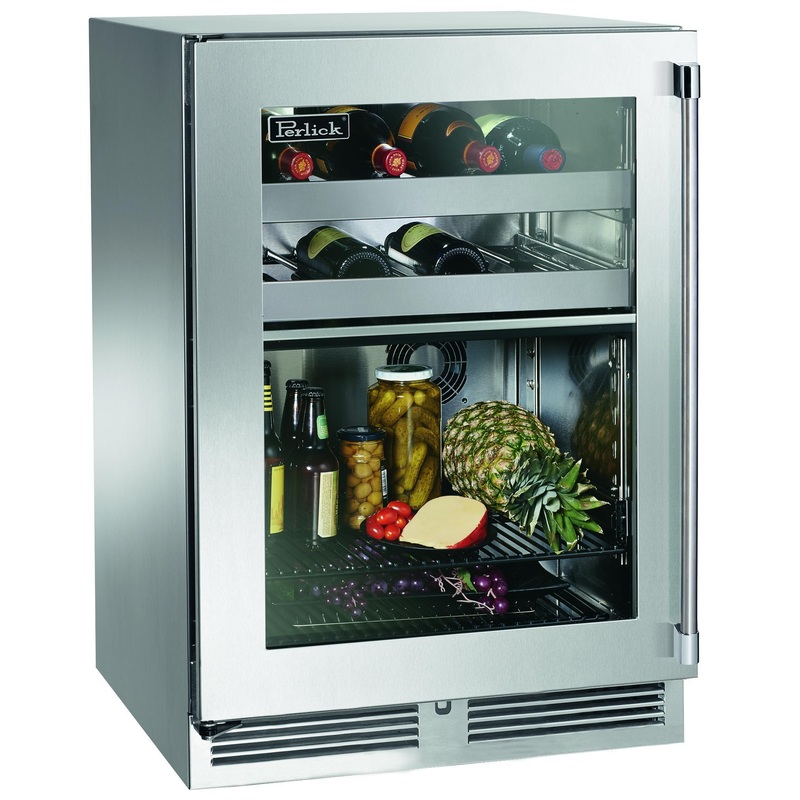 Perlick HP24CS44R 24″ Dual-Zone Refrigerator/Wine Reserve
