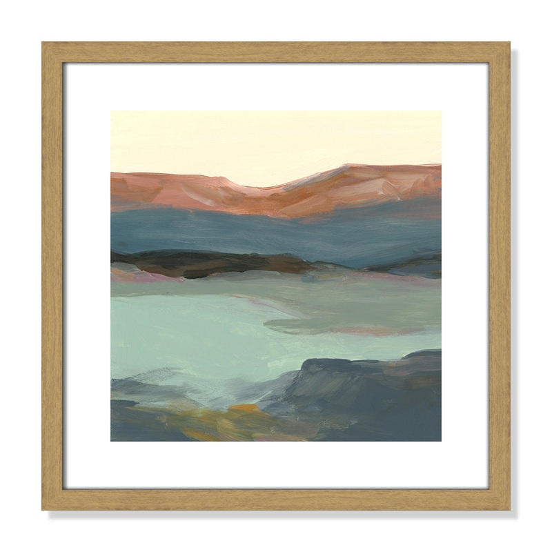 Rolling Bluffs by Carol Robinson – Painting Print Joss & Main Size: 18.25″ H x 18.25″ W x 0.75″ D Format: Beige Wood Framed Paper