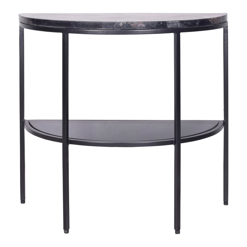 Artisanal Deco Crescent Table