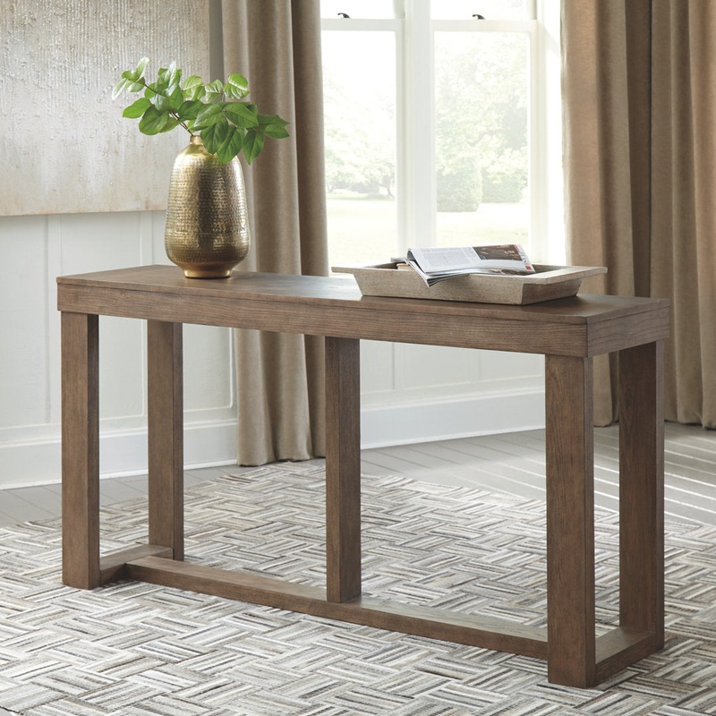 Chacon 64″ Console Table Darby Home Co Color: Gray/Brown