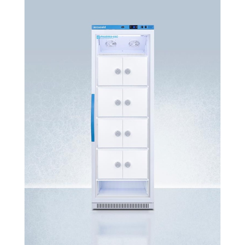 Summit ARG15PVLOCKER 15 CU.FT. Upright Vaccine Refrigerator With Interior Lockers