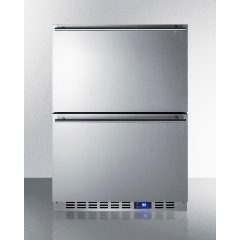 Summit SPR627OS2D 24″ Wide 2-drawer All-refrigerator