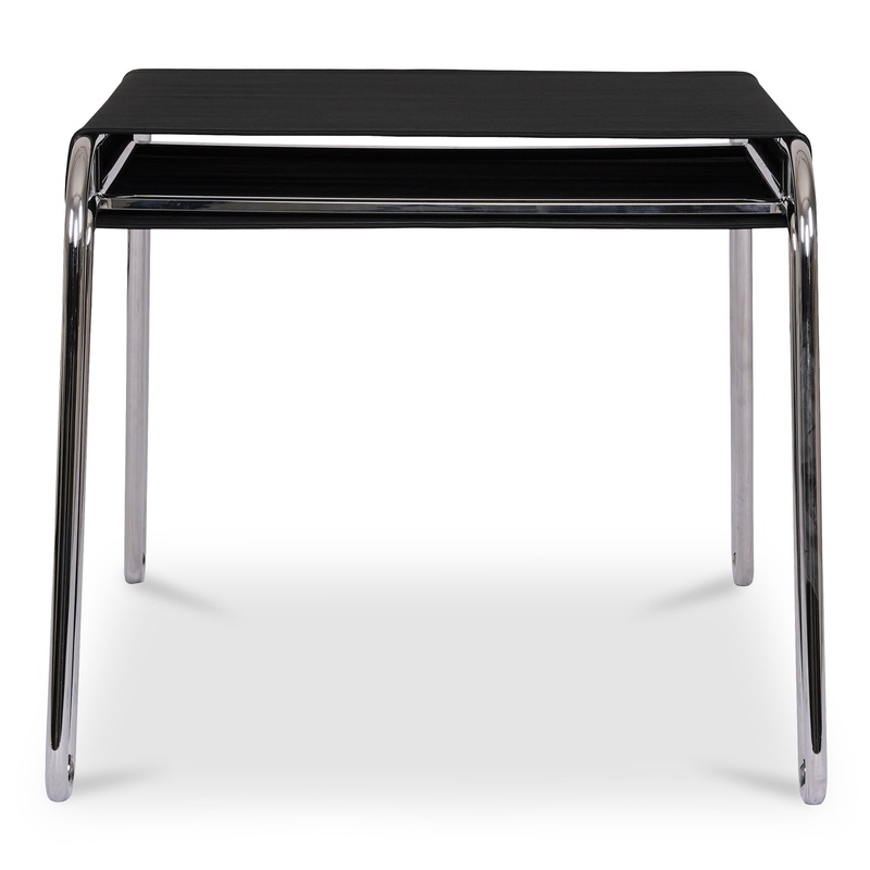 Vintage-Inspired Leather Dining Stool
