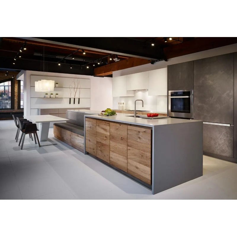 eggersmann Chablis Rustic Oak Luxury Kitchen with Miele Appliance Package