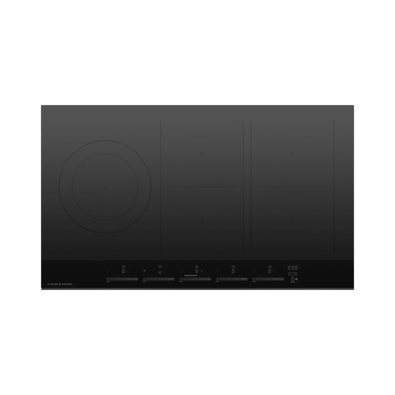 Fisher & Paykel CI365DTB4 Induction Cooktop, 36″, 5 Zones, With Smartzone