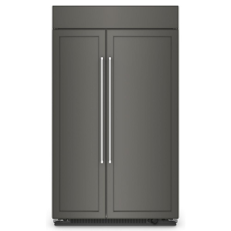 Kitchenaid KBSN708MPA 30 Cu. Ft. 48″” Built-In Side-By-Side Refrigerator With Panel-Ready Doors