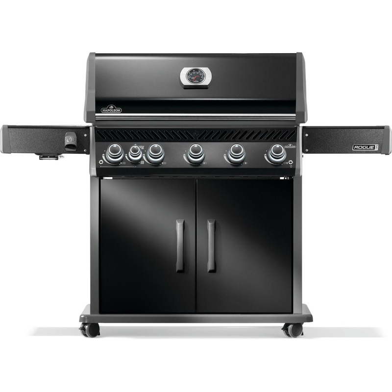 Napoleon Bbq RP625SIBPK2 Rogue PRO 625 SIB with Infrared Side Burner , Propane, Black