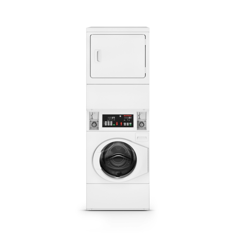 Speed Queen SV6000WG Light Commercial Coin Drop Front Control Stack Washer-Dryer – Gas