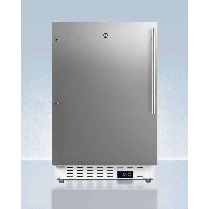 Summit ADA404REFSSHVLHD 20″ Wide Built-In Healthcare All-Refrigerator, Ada Compliant