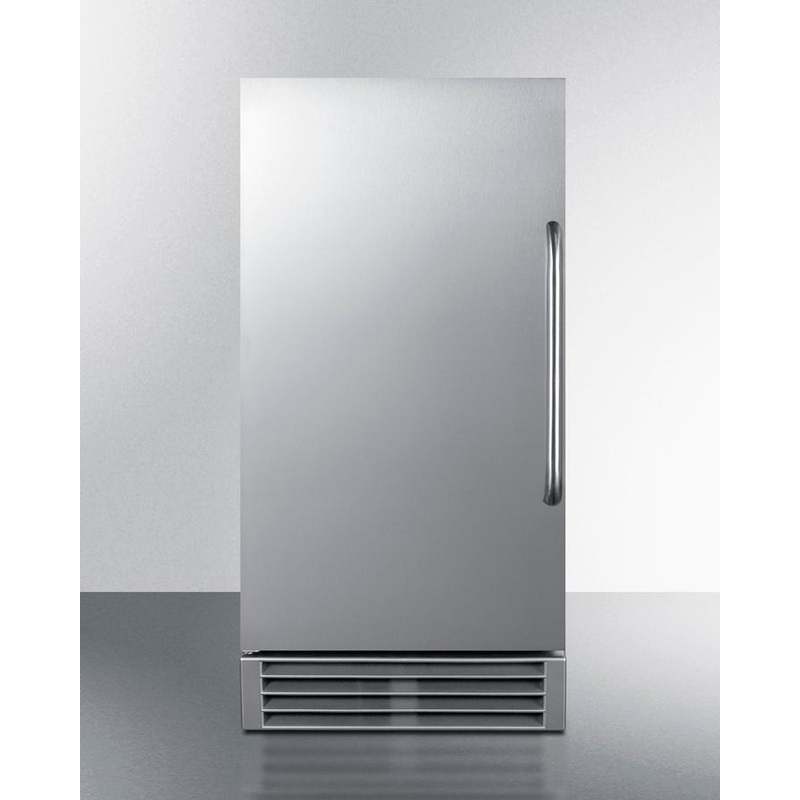 Summit BIM47OSADA Built-in Outdoor 50 Lb. Clear Icemaker, ADA Compliant