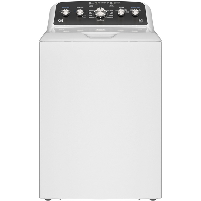 Ge Appliances ETW485ASWWB Ge 4.5 Cu. Ft. Capacity Washer With Spanish Panel And Wash Modes Soak And Power