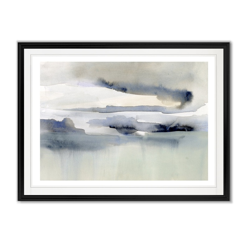 Passing Through II – Painting Mercury Row Size: 26.5″ H x 36.5″ W x 1.5″ D Format: Black Framed