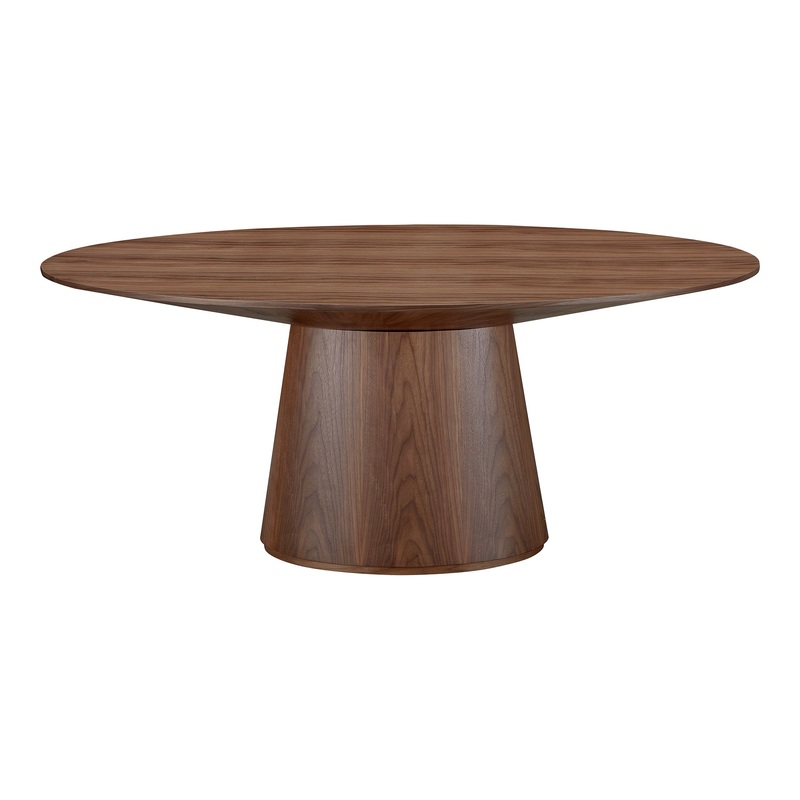 Vintage Oak Flared Base Dining Table