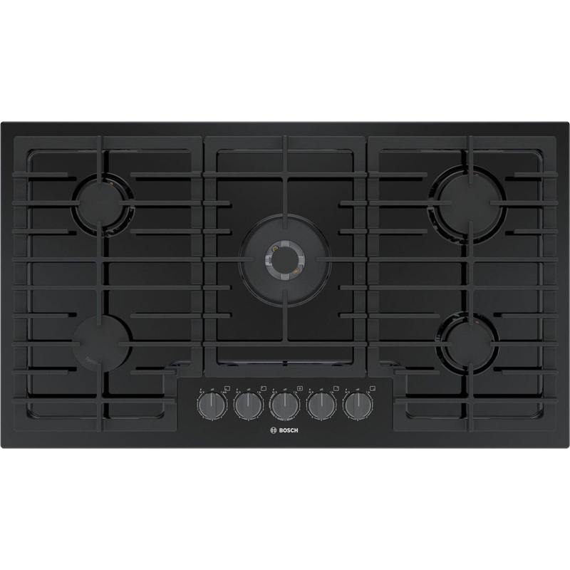 Bosch NGM8648UC 800 Series Gas Cooktop 36” Black Ngm8648Uc