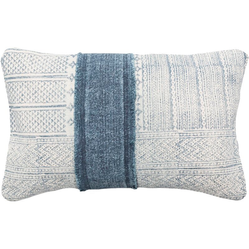 Friedman Cotton Lumbar Pillow With Insert-22″x14″