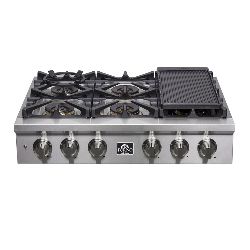 Forno FCTGS575136 Forno Spezia Alta Qualita 36″ Pro-Style Gas Rangetop