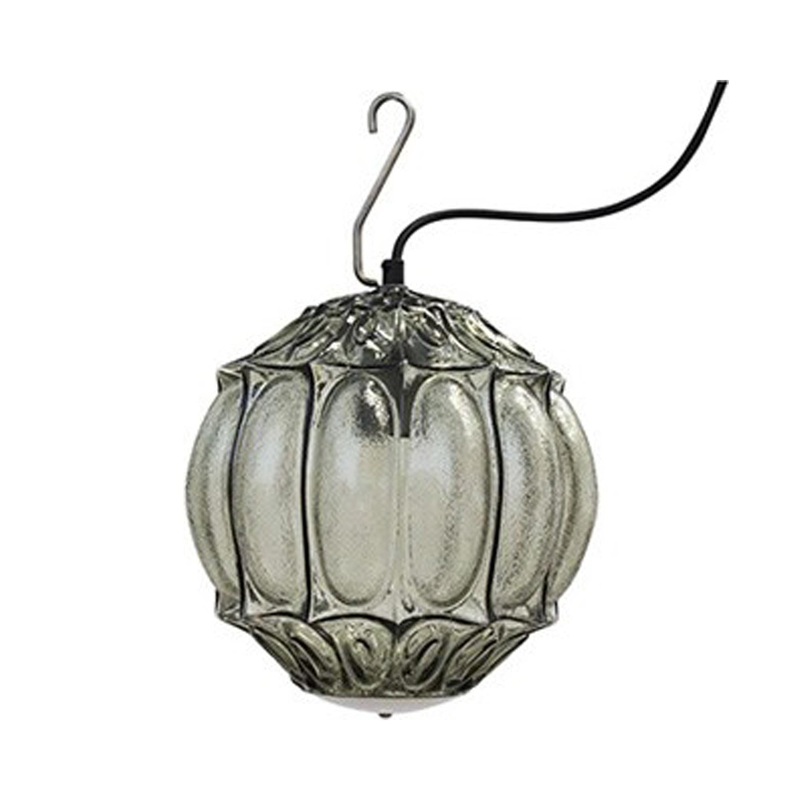 Ginger Hook Round Outdoor Pendant Light