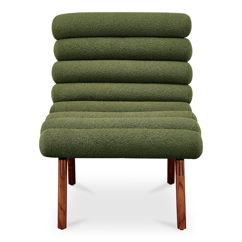 Retro-Chic Boucle Tubular Chair