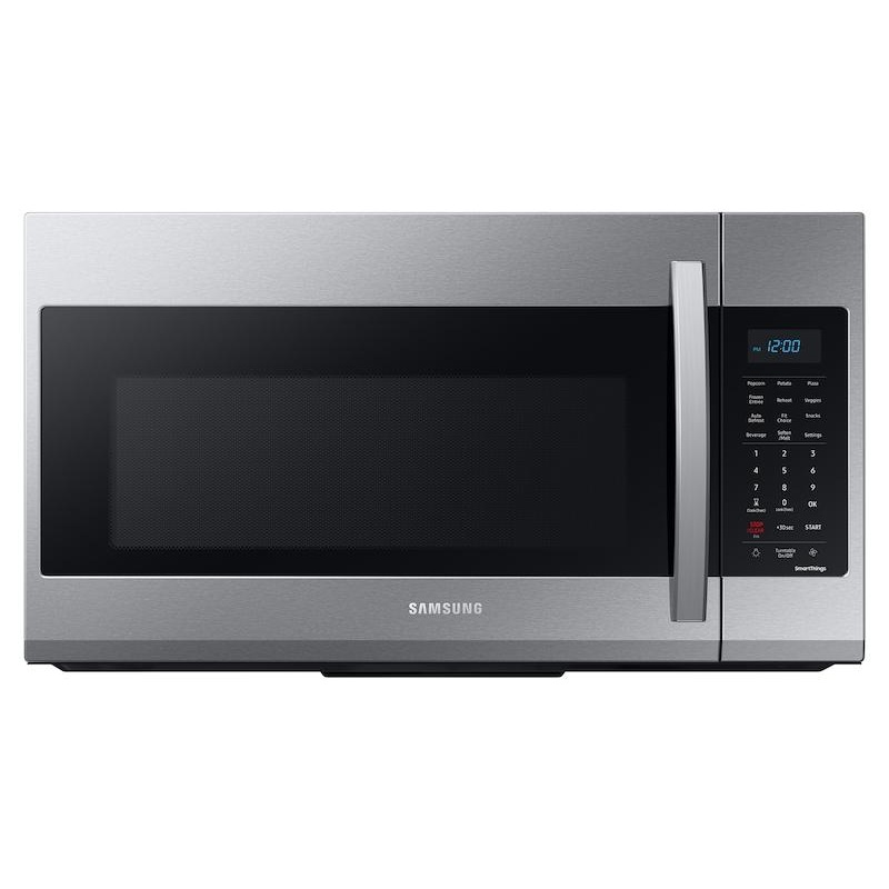 Samsung ME19A7041WS 1.9 cu. ft. Smart Over-the-Range Microwave with Wi-Fi and Sensor Cook in Stainless Steel