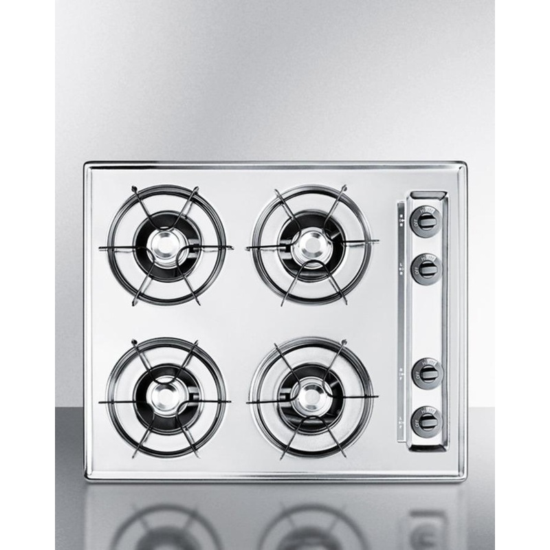 Summit ZNL033 24″ Wide 4-burner Gas Cooktop