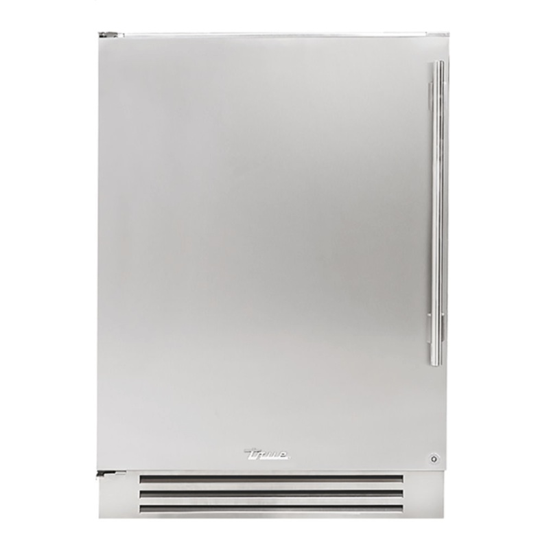 True Residential TUR24LSSC 24 Inch Solid Stainless Door Left Hinge Undercounter Refrigerator