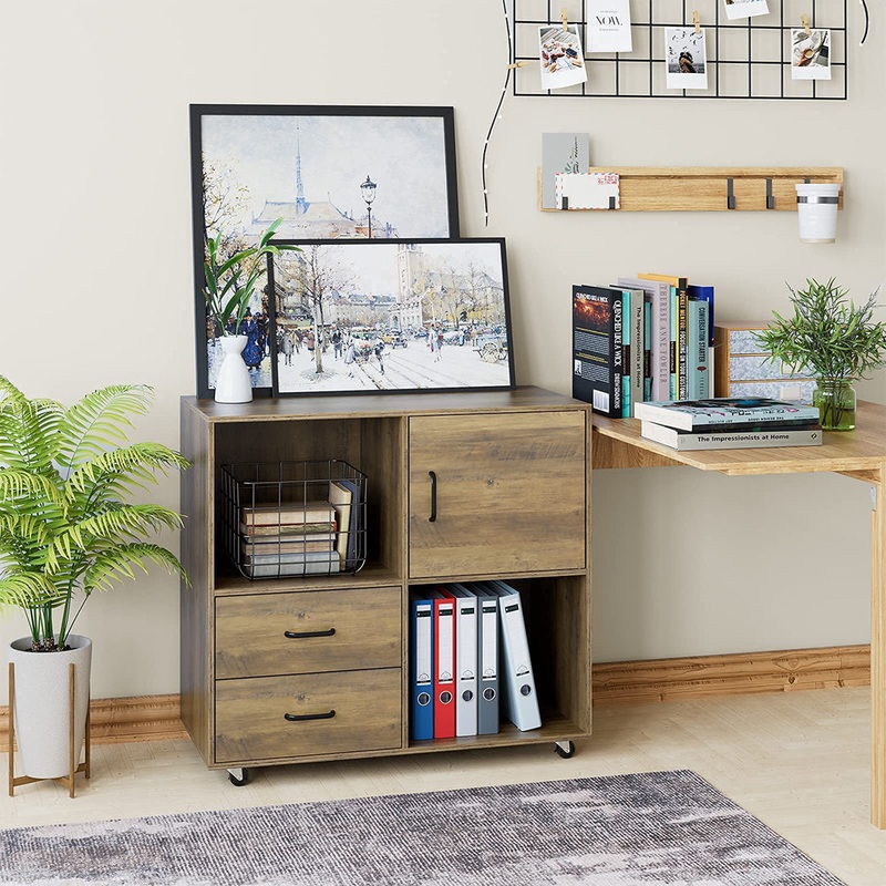 Valles 2-Drawer Lateral Filing Cabinet Union Rustic Color: Rustic Brown
