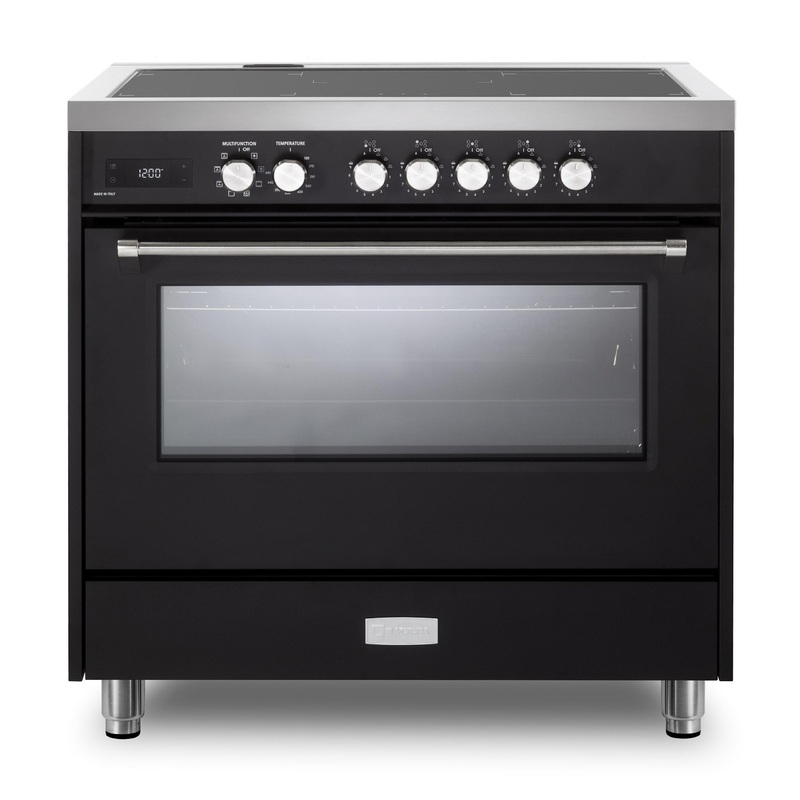 VUFSIE365E Verona Ultima 36″ Induction Range – Matte Black