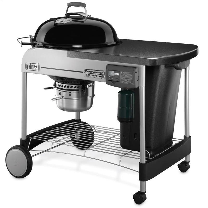 Weber 15501001 Performer Deluxe Charcoal Grill 22″ – Black