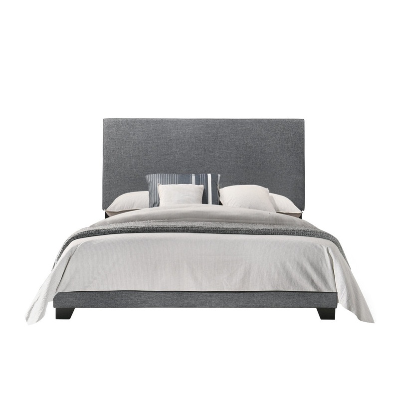 Beckville Upholstered Low Profile Standard Bed Zipcode Design Color: Smoke Linen Size: King