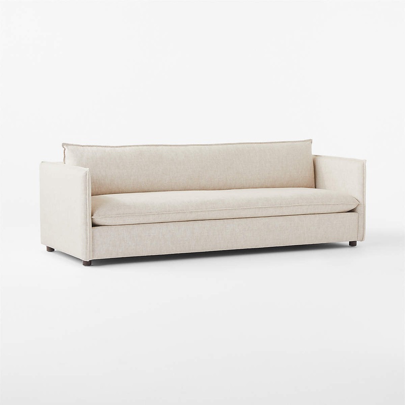 CORROY 92.75″ NATURAL LINEN SOFA