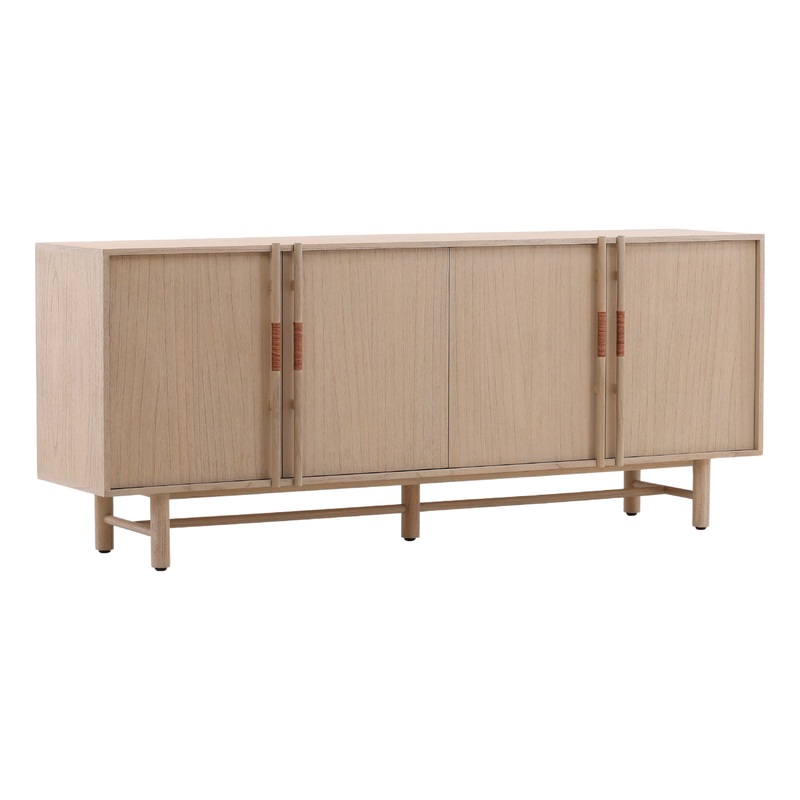 Elegant Solstice Serving Console – Natural Finish