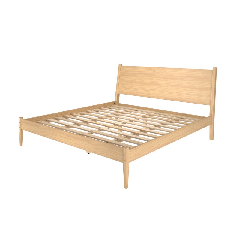 Grady Solid Wood Platform Bed AllModern Color: Honey Oak Size: Full / Double