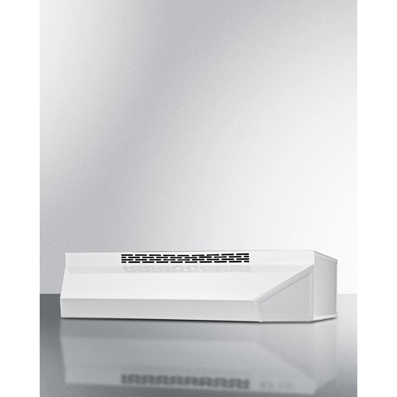 Summit ADAH1724W 24″ Under Cabinet Ductless Range Hood, Ada Compliant