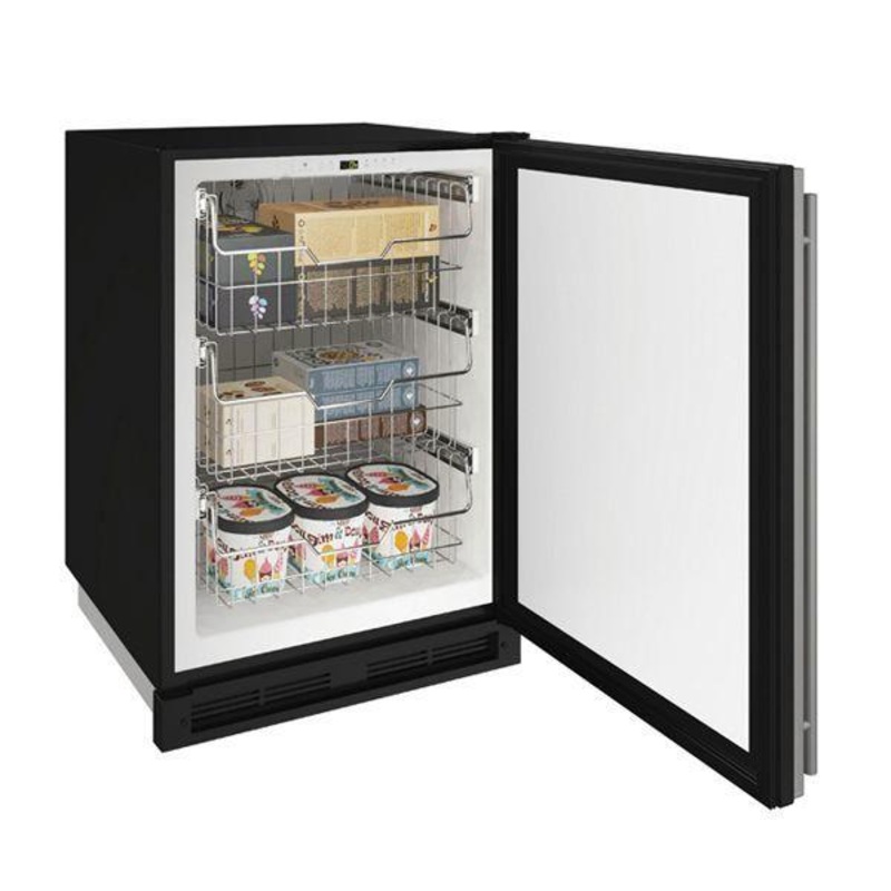 U-Line U1224FZRS00A 1224fzr 24″ Convertible Freezer With Stainless Solid Finish (115 V/60 Hz Volts /60 Hz Hz)