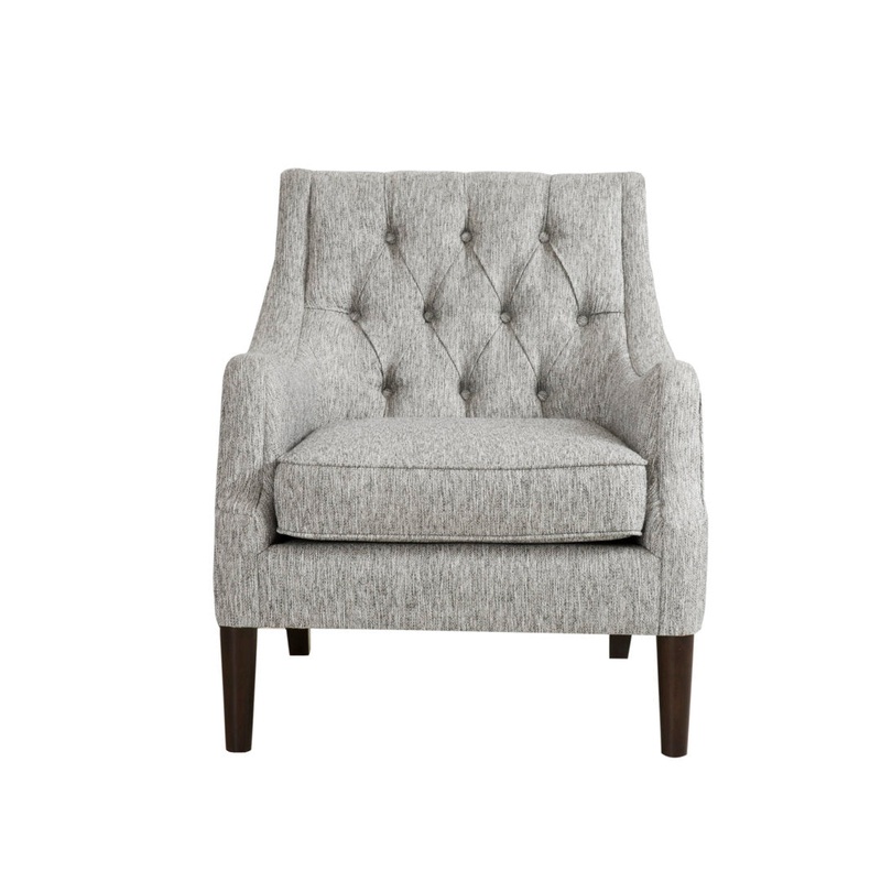 Anatonia 29.25″ Wide Tufted Wingback Chair Birch Lane Fabric: Gray