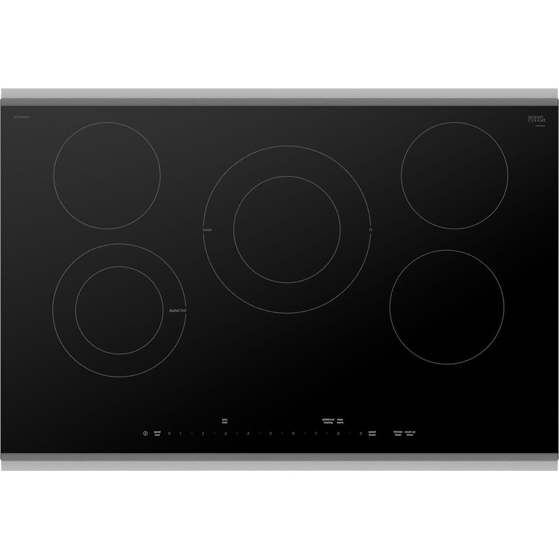 Bosch NETP069SUC Benchmark Electric Cooktop 30” Black, Surface Mount With Frame Netp069Suc