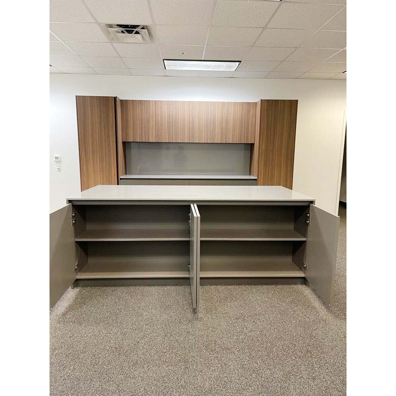 Hans Krug Solid Oak Veneer Modern Showroom Display Baker’s Pantry