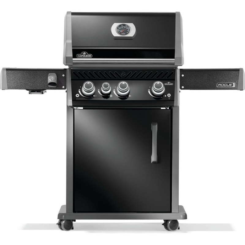 Napoleon Bbq RP425SIBNK2 Rogue PRO 425 SIB with Infrared Side Burner , Natural Gas, Black