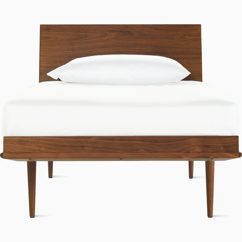 Nelson Thin Edge Bed – Wood Taper Legs