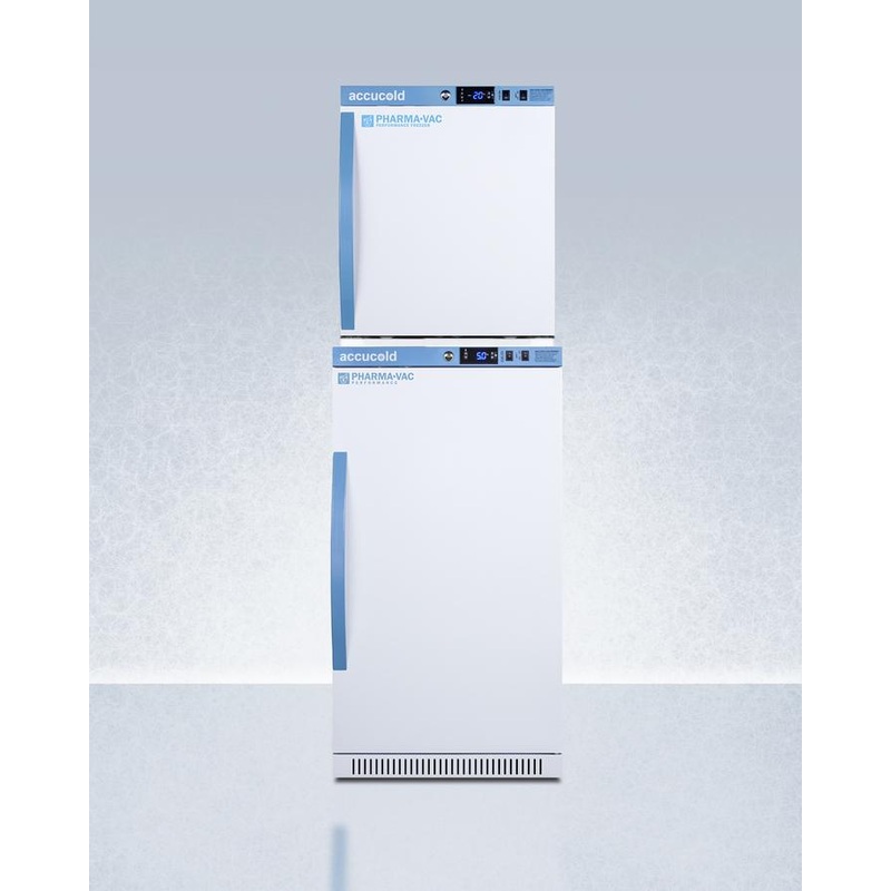 Summit ARS32PVBIADAAFZ1PVSTACK 20″ Wide Performance Series All-Refrigerator/All-Freezer Combination