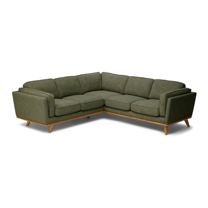 Timber Olio Green Corner Sectional