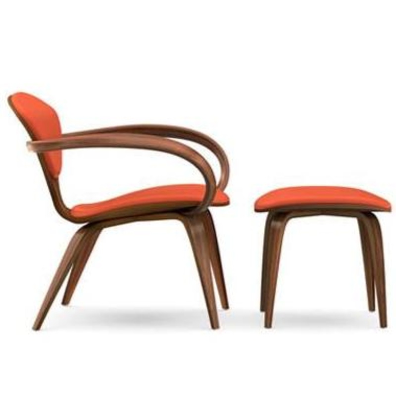 Cherner Lounge Arm Chair & Ottoman
