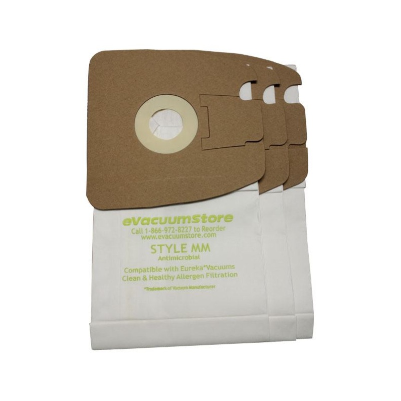 Eureka Style MM Vacuum Bags Generic 3 pack