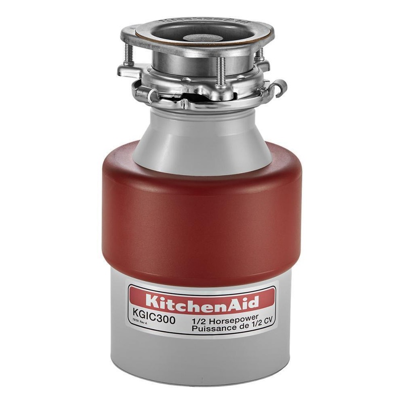 Kitchenaid KGIC300H 1/2-Horsepower Continuous Feed Food Waste Disposer
