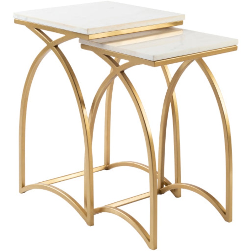 Modern Elegance 22H x 14W x 14D, Accent Table