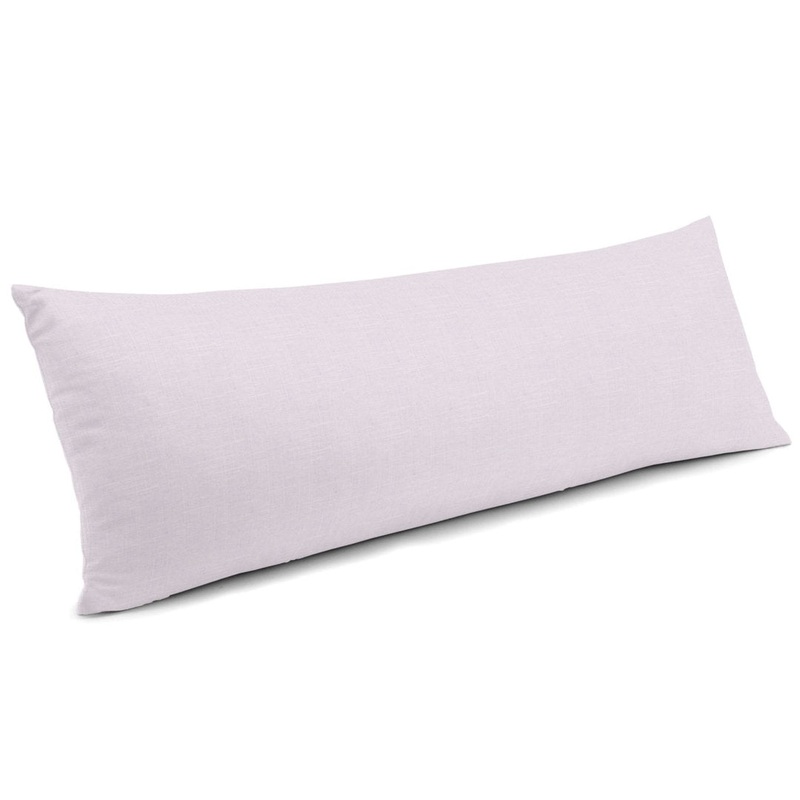 Rectangular Pillow Cover & Insert The Pillow Collection Color: Pale Purple Size: 14″ x 48″