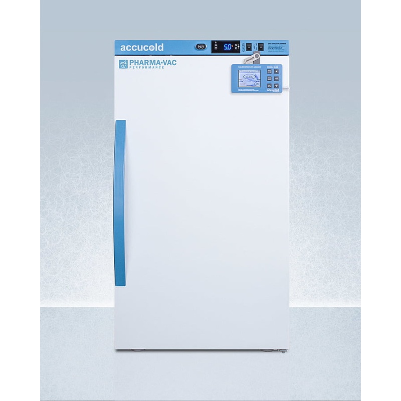 Summit ARS3PVDL2B Performance Series Pharma-Vac 3 Cu.Ft. Counter Height All-Refrigerator For Vaccine Storage With Factory-Installed Data Logger And Hospital Grade Cord With ‘Green Dot’ Plug