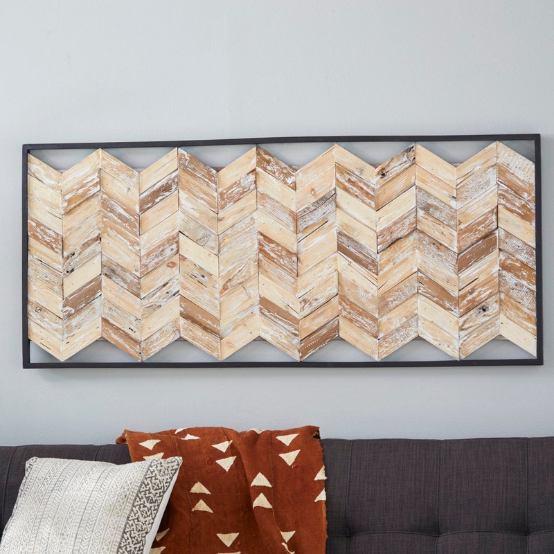 Black Teak Wood Farmhouse Wall Decor, 23 X 52 X 1 Novogratz